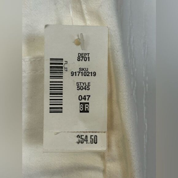 Aeropostale high waisted ankle jegging size 8 white denim NWT - Picture 9 of 16